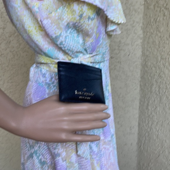 Kate Spade Madison Saffiano Leather Small Slim Card Holder
COLOR: Black 
NWT - Picture 8 of 16